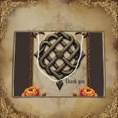 Celtic art and floral splendor in warm tones.  groot cadeauzakje