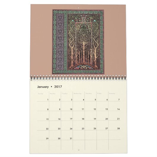 Celtic Art Calendar Kalender (Jan 2017)