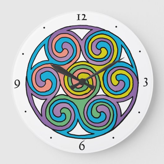 Celtic Art Clock Grote Klok (Voorkant)