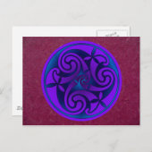 Celtic Art Design Briefkaart (Voorkant / Achterkant)