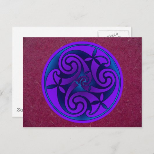 Celtic Art Design Briefkaart (Voorkant / Achterkant)
