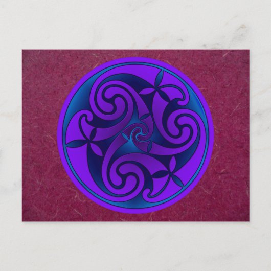 Celtic Art Design Briefkaart (Voorkant)