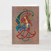 Celtic Art Design Groeten Kaart (Voorkant)