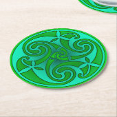 Celtic Art & Design Paper Coasters Ronde Kartonnen Onderzetter (Gebogen)