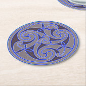 Celtic Art & Design Paper Coasters Ronde Kartonnen Onderzetter (Gebogen)