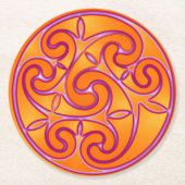 Celtic Art & Design Paper Coasters Ronde Kartonnen Onderzetter (Voorkant)