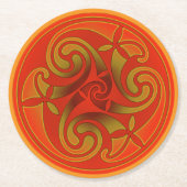 Celtic Art & Design Paper Coasters Ronde Kartonnen Onderzetter (Voorkant)