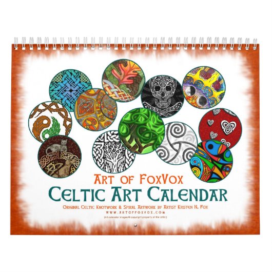Celtic Art Design Wall Agenda Kalender (Hoes)