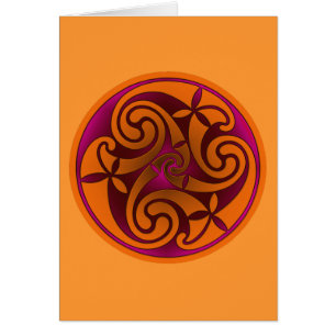 Celtic Art Spiral Design