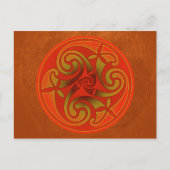 Celtic Art Spiral Design Briefkaart (Voorkant)