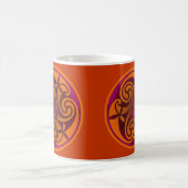 Celtic Art Spiral Design Coffee Mok (Center)