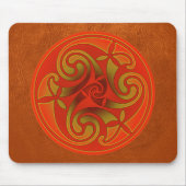Celtic Art Spiral Design Mouse Mat Muismat (Voorkant)