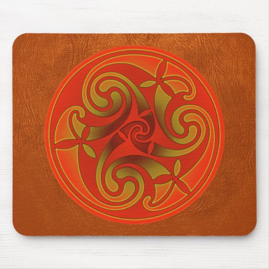 Celtic Art Spiral Design Mouse Mat  Muismat (Voorkant)