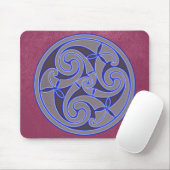 Celtic Art Spiral Design Mouse Mat Muismat (Met muis)