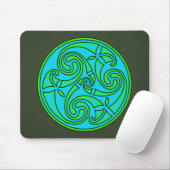 Celtic Art Spiral Design Mouse Mat Muismat (Met muis)