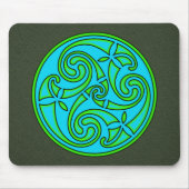 Celtic Art Spiral Design Mouse Mat Muismat (Voorkant)