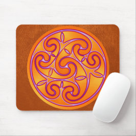 Celtic Art Spiral Design Mouse Mat Muismat