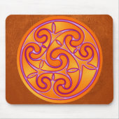 Celtic Art Spiral Design Mouse Mat Muismat (Voorkant)