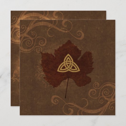 Celtic Autumn Kaart (Voorkant / Achterkant)