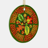 Celtic Autumn Leaves Ornament (Rechts)