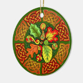 Celtic Autumn Leaves Ornament (Links)
