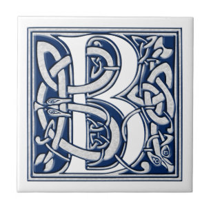 Celtic B Monogram Tegeltje