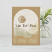 Celtic Beauty | Uitnodiging tot weddenschappen (Staand voorkant)