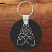 Celtic Bee Knot Sleutelhanger (Voorkant)