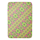 Celtic Bell Flower Mandalas Green Bath Mat (Voorkant Verticaal)
