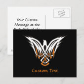 Celtic Bird Briefkaart (Voorkant / Achterkant)