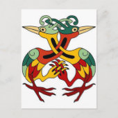Celtic Bird Briefkaart (Voorkant)