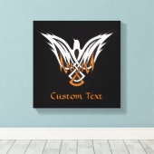 Celtic Bird Canvas afdrukken (Insitu (Houten vloer))