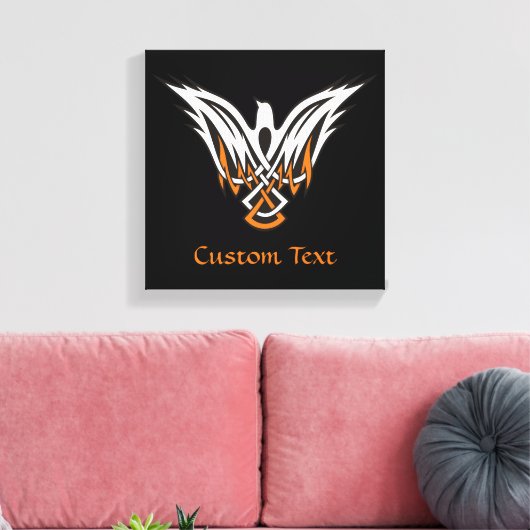 Celtic Bird Canvas afdrukken (Insitu (Woonkamer))