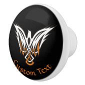 Celtic Bird Ceramic Knob Keramische Knop (Rechts)