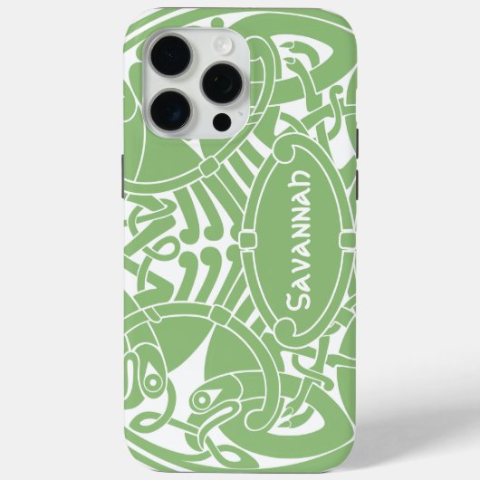 Celtic Bird Circle Pattern Persoonlijke iPhone Case-Mate iPhone Case (Achterkant)