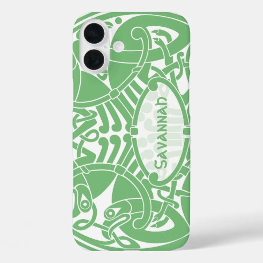 Celtic Bird Circle Pattern Persoonlijke iPhone Case-Mate iPhone Case (Achterkant)
