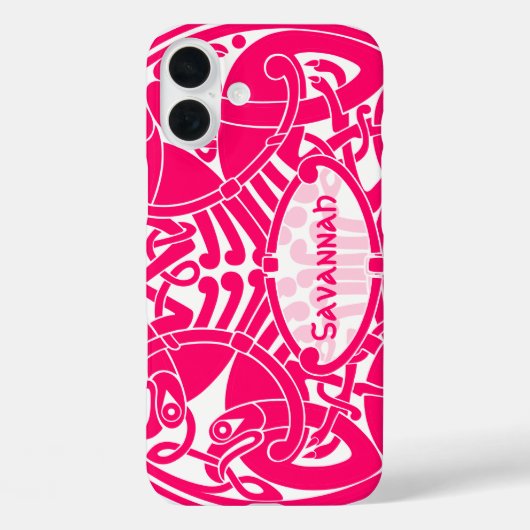 Celtic Bird Circle Pattern Persoonlijke iPhone Case-Mate iPhone Case (Achterkant)