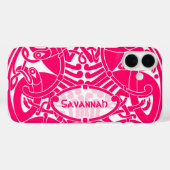 Celtic Bird Circle Pattern Persoonlijke iPhone Case-Mate iPhone Case (Achterkant (horizontaal))