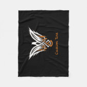 Celtic Bird Fleece Blanket Deken (Voorkant)