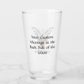 Celtic Bird Glass Glas (Achterkant)