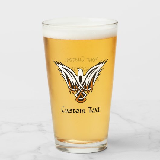 Celtic Bird Glass Glas (Voorkant gevuld)