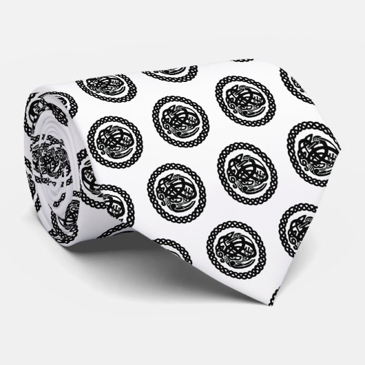 Celtic Bird in Celtic Knot Stropdas (Opgerold)