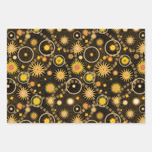 Celtic Bird Knotwork, Amber Meander en Tyson Inpakpapier Vel (Voorkant 3)