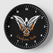 Celtic Bird Large Clock (Voorkant)