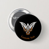 Celtic Bird Pinback Button (Voorkant /achterkant)