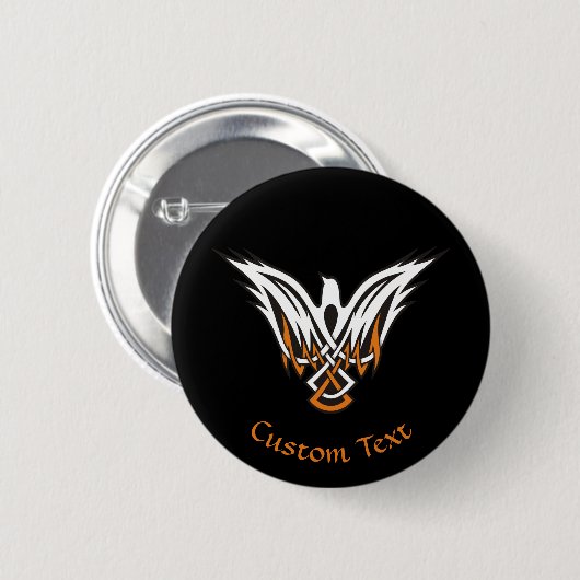 Celtic Bird Pinback Button (Voorkant /achterkant)