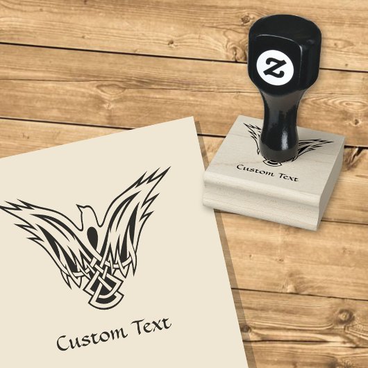 Celtic Bird Rubber Stamp Rubberstempel