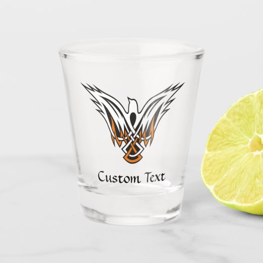 Celtic Bird Shot Glass Shot Glas (Voorkant)