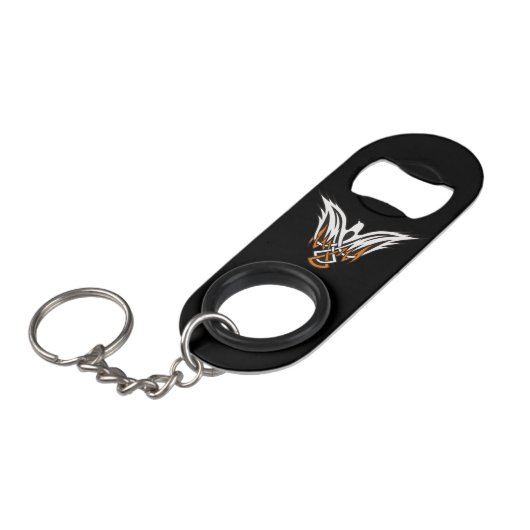 Celtic Bird Sleutelhanger Bottle Opener Mini Flessenopener (Voorkant Gekanteld)
