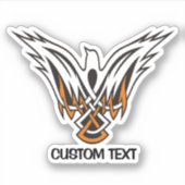 Celtic Bird Sticker (Voorkant)